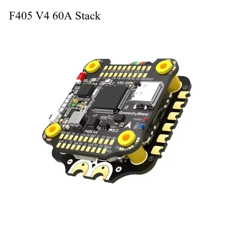 

Speedybee Совершенно новый F405 V4 BLS 60A 30x30 мм FC & ESC Stack F405 Контроллер полета 4в1 ESC для FPV Фристайл Дроны DIY Запчасти