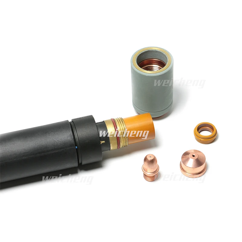 

A141 Straight Copper Arc Plasma Cutting Torch with 150A Air Cooled Accessories