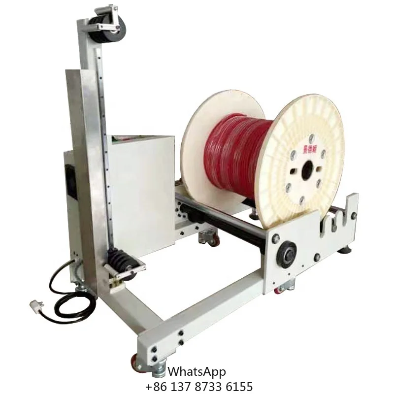 JCW-WP05 Heavy Duty Wire Spool Unwinder 100/200kgs Large Cable Drum Prefeeding Machine