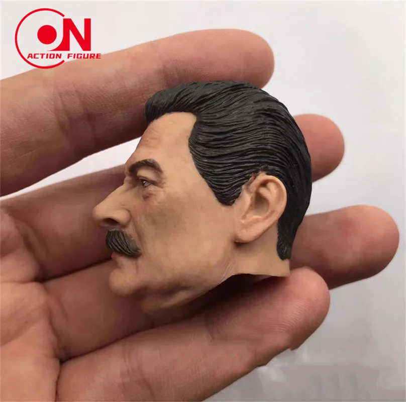 In Stock 1/6 Scale Joseph Stalin Soldier Male Head Sculpt Fit 12\'\' Phi-Cen Body Figure