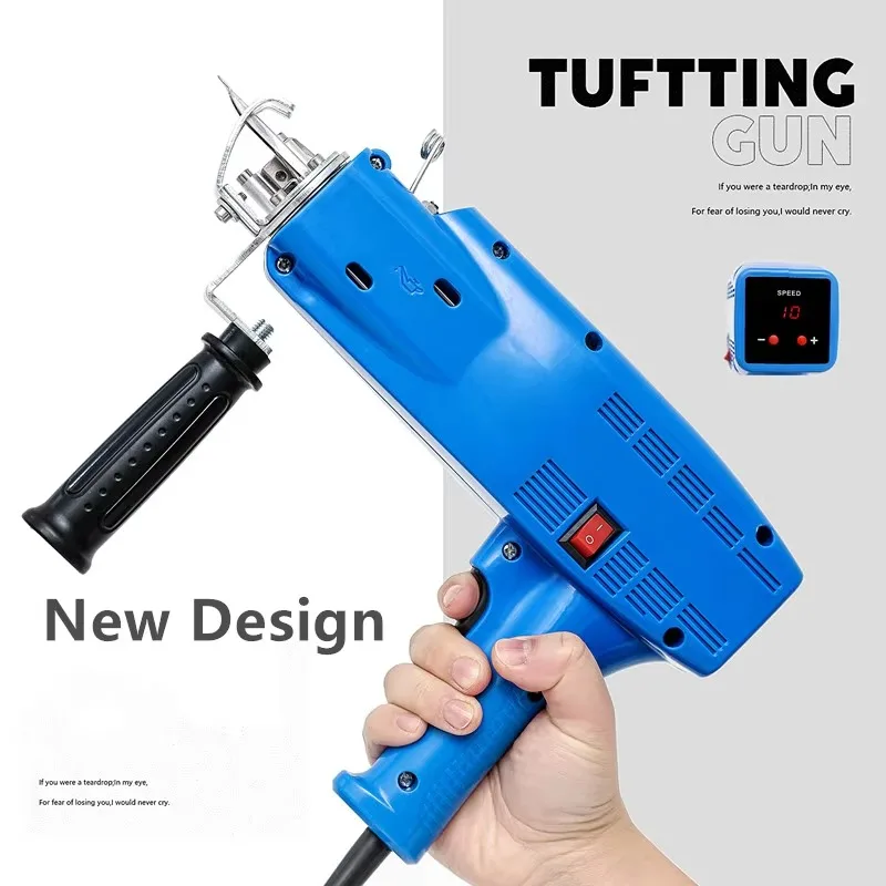 

New Design Electric Tufting Gun 2 in 1 Carpet Weaving Machine Hand Tufting Machine Rug Carpet Hand Tufted Gun for Rug Carpet