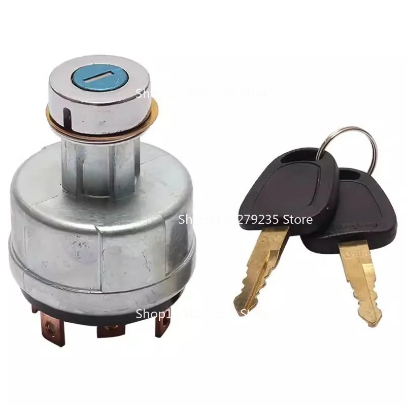 

Подходит для аксессуаров для экскаваторов, Doosan Daewoo DH55 60 80 215-7, переключатель зажигания, ключ блокировки выключателя питания