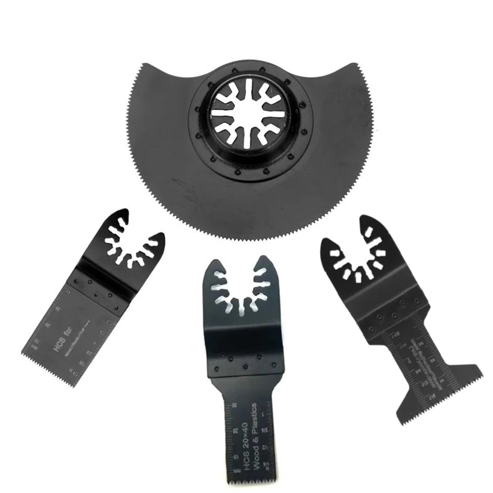 4 Cái/bộ Thấy Lưỡi Dao Động Nhiều Dụng Cụ Cho Renovator Công Suất Cắt Kim Loại Mềm Gỗ Nhựa Mở Lỗ