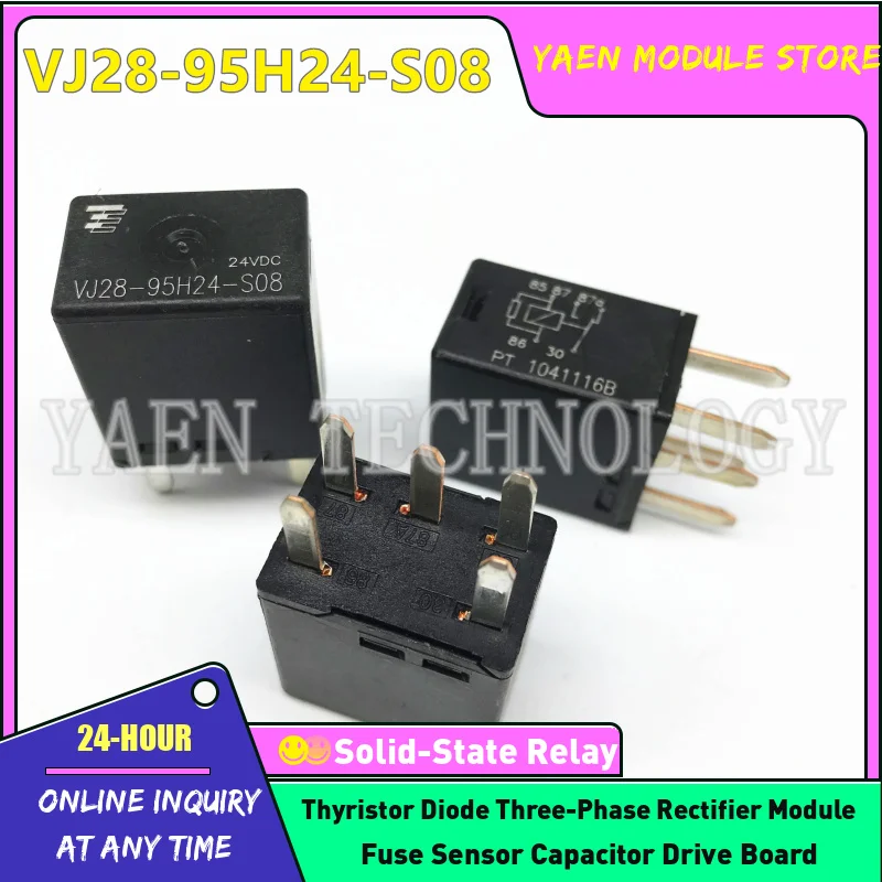 relay VJ28-95H24-S08 Excavator relay Automotive safety relay 24V