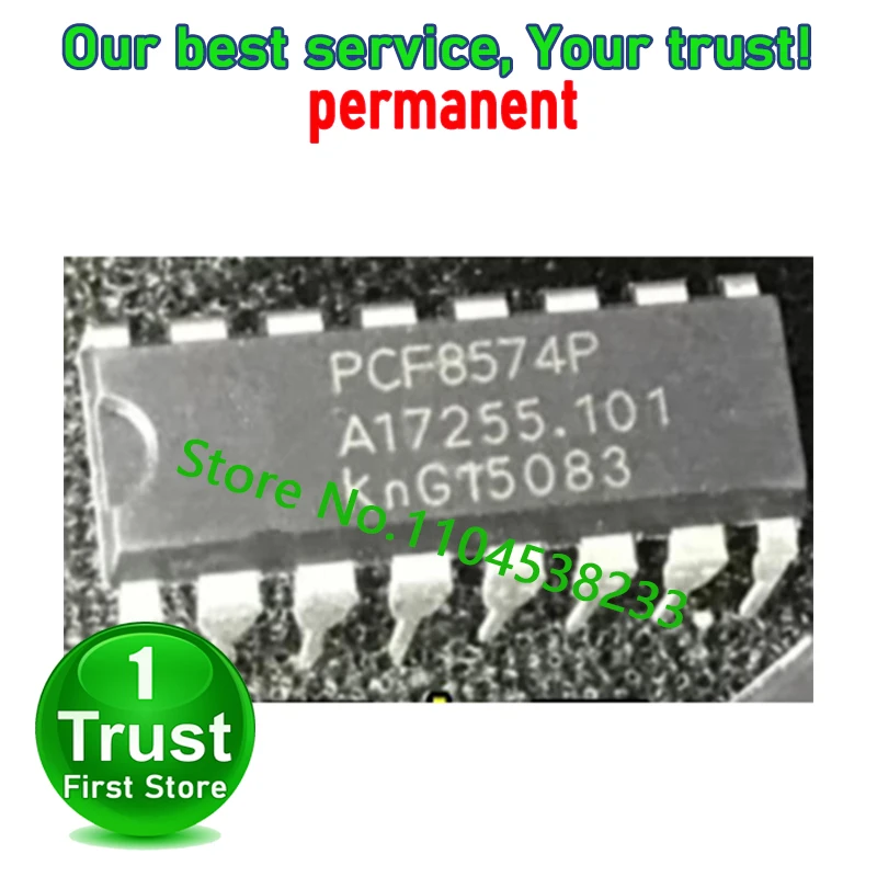 10 PÇS/LOTE PCF8574 PCF8574P DIP16 Confiança primeiro em estoque