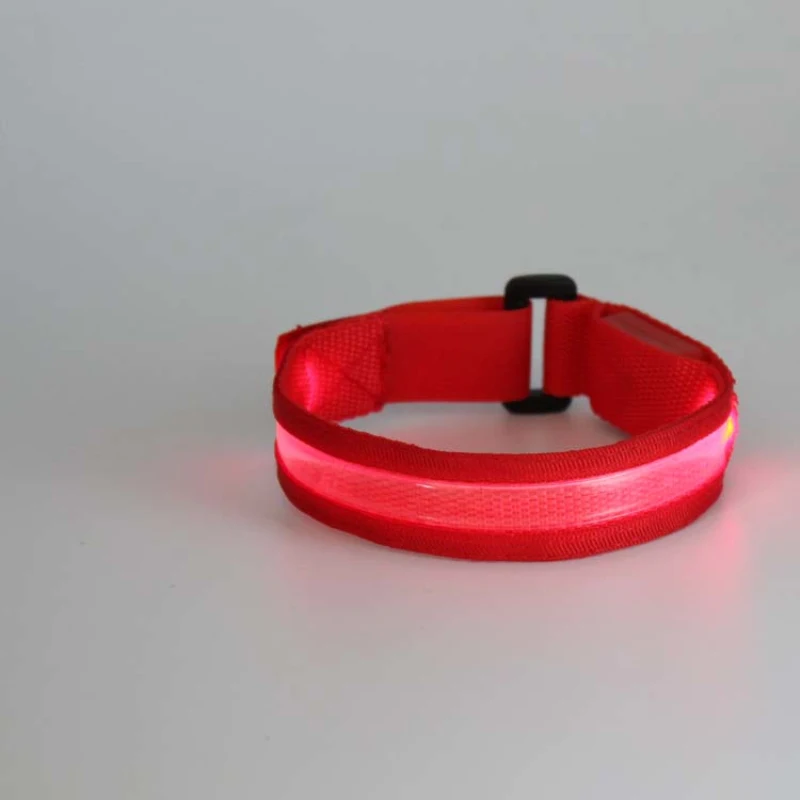 ナイトランニング用LEDライトアームバンド、クリスマススポーツ安全ベルト、アーム警告リストバンド、屋外サイクリング、自転車、ホット、2023