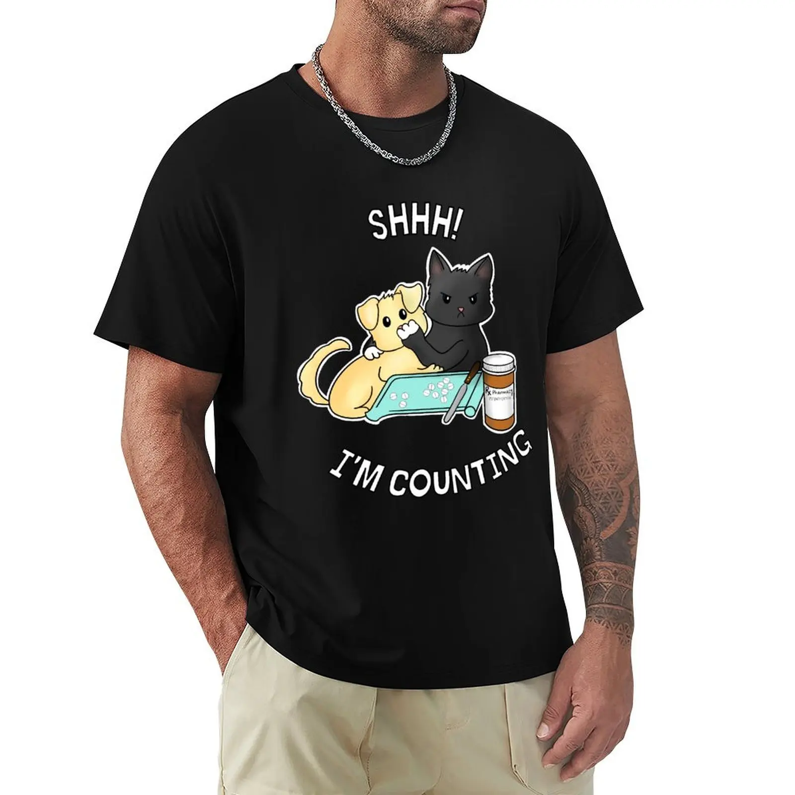 

Shhh! I'm counting T-Shirt graphic shirts rapper graphic tees graphic t shirt vintage clothes for men
