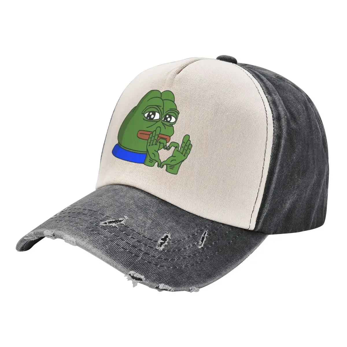 

PEPE The Frog Baseball Cap Hat Beach fishing hat western Hat Hats Man Women's