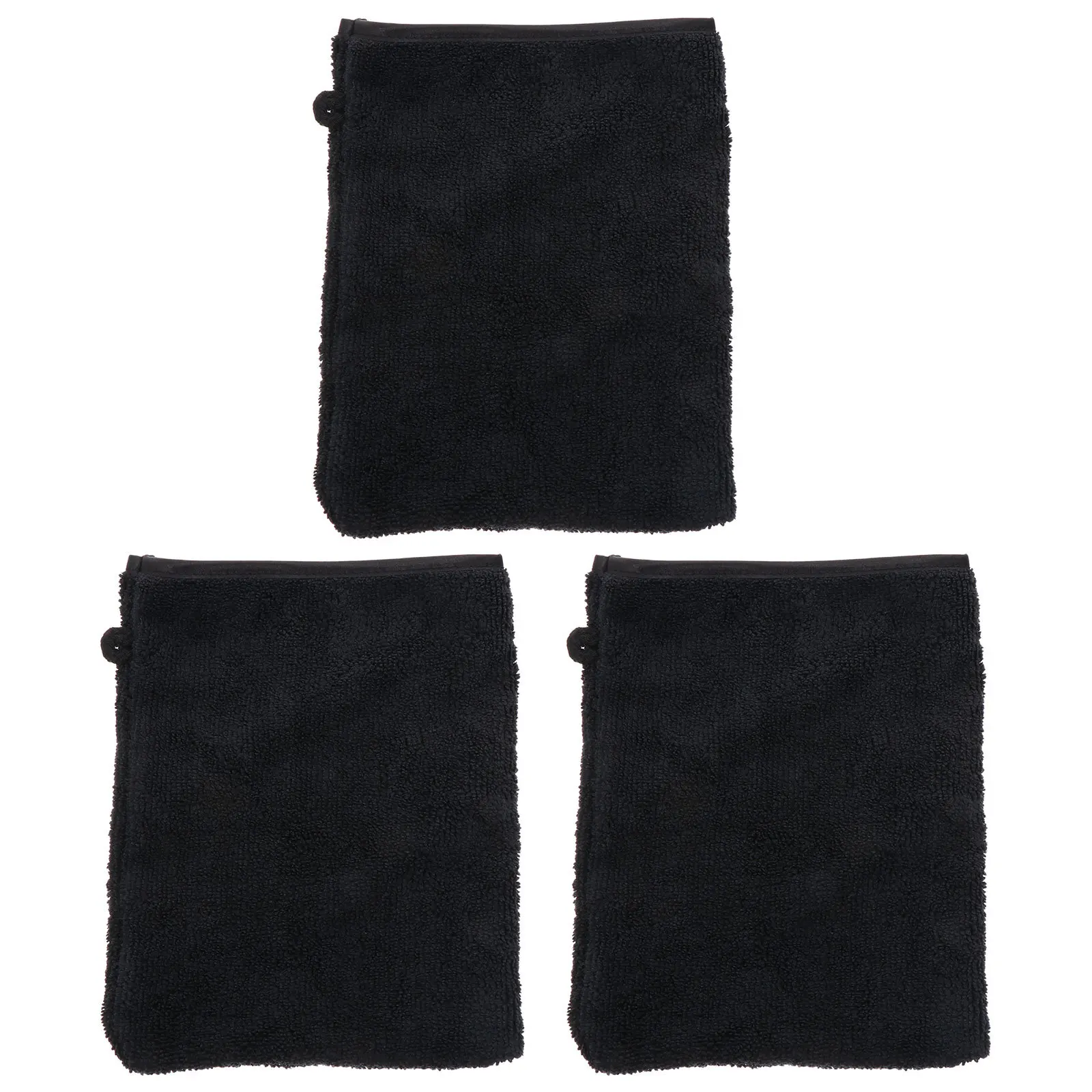 3 szt. Rękawiczek z mikrofibry do demakijażu, delikatne złuszczające narzędzie do oczyszczania twarzy, idealne w podróży, rękawice do mycia twarzy, akcesoria kosmetyczne