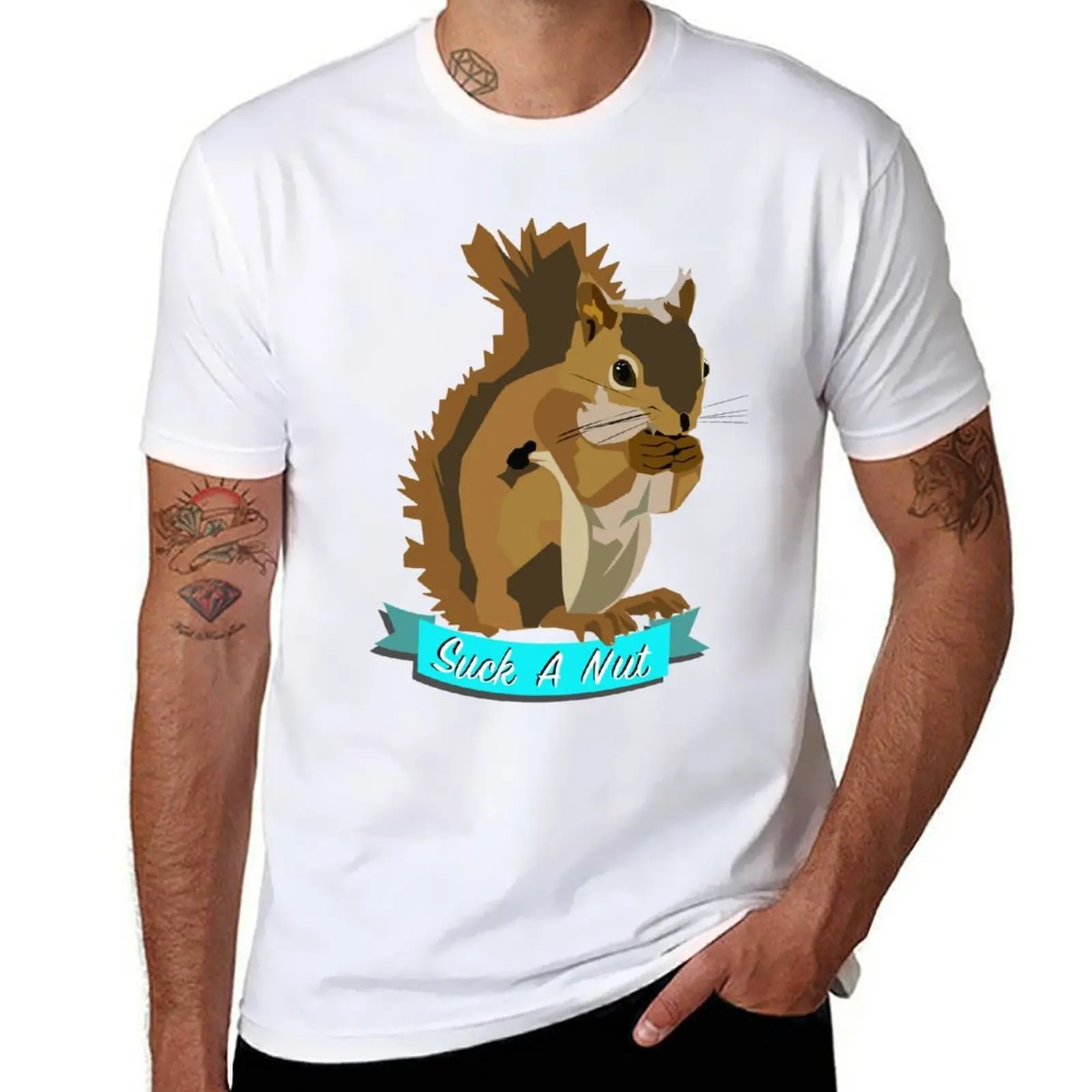 

Suck A Nut T-Shirt cotton tshirt 100% cotton t shirts high quality T-Shirt