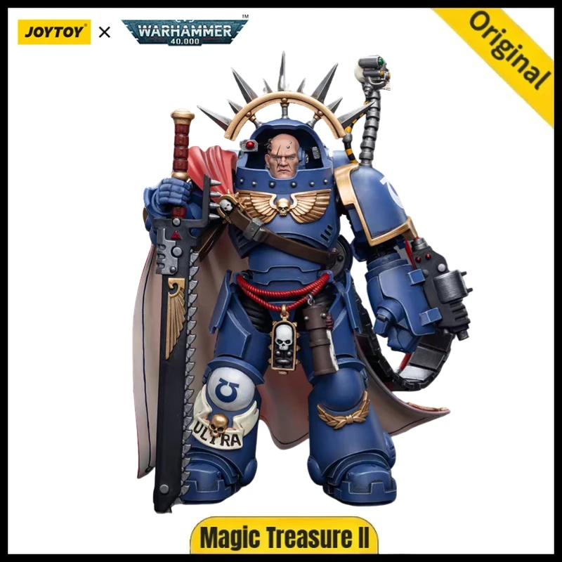 

【JOYTOY】Warhammer 40K 1/18 Anime Figure Ultramarines Captain in Gravis Armor H127mm
