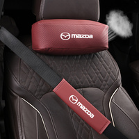 1/2pcs Soft Car Seat Headrest Neck Pillow Seat Belt Shoulder Protector For Mazda MS 3 6 BK GG GJ CX3 CX5 CX-8 MX5 Axela Speed