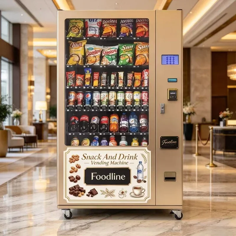 2026 New Contactless Smart Self-service Combo Vending Machine Kiosk SDK Touchscreen Remote Monitoring for Multi-Product