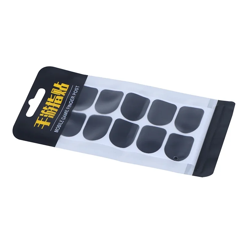 10 Pcs Mobile Game Finger Stickers Full Touch Screen Finger Sticker Sweat-Proof & Breathable Screen Contact Stickers For Gloves