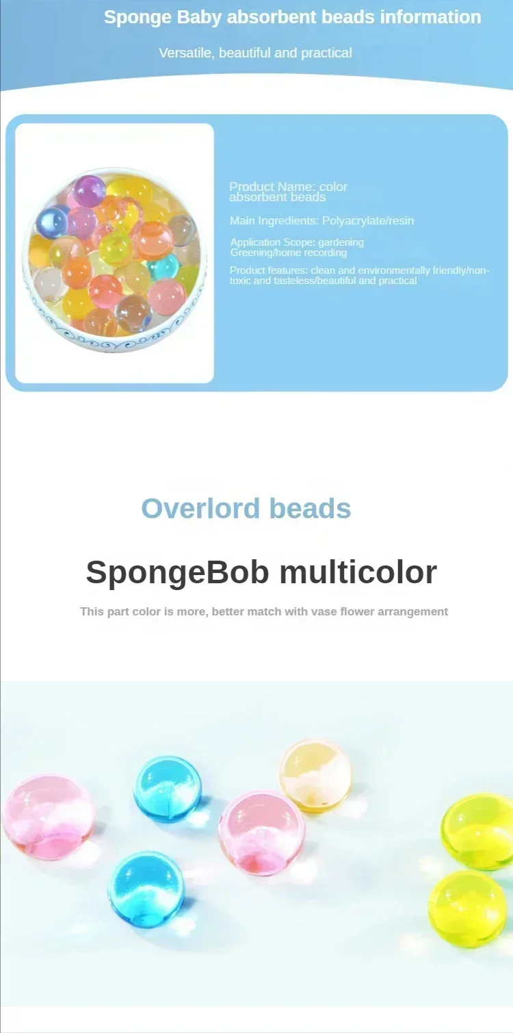 BW50000Pcs 7-8 مللي متر كرات الماء الخرز الأطفال مدفع المياه ملحقات لعبة المعبأة في زجاجات بندقية مسدس رصاصة متعة بنين ألعاب بنات #5