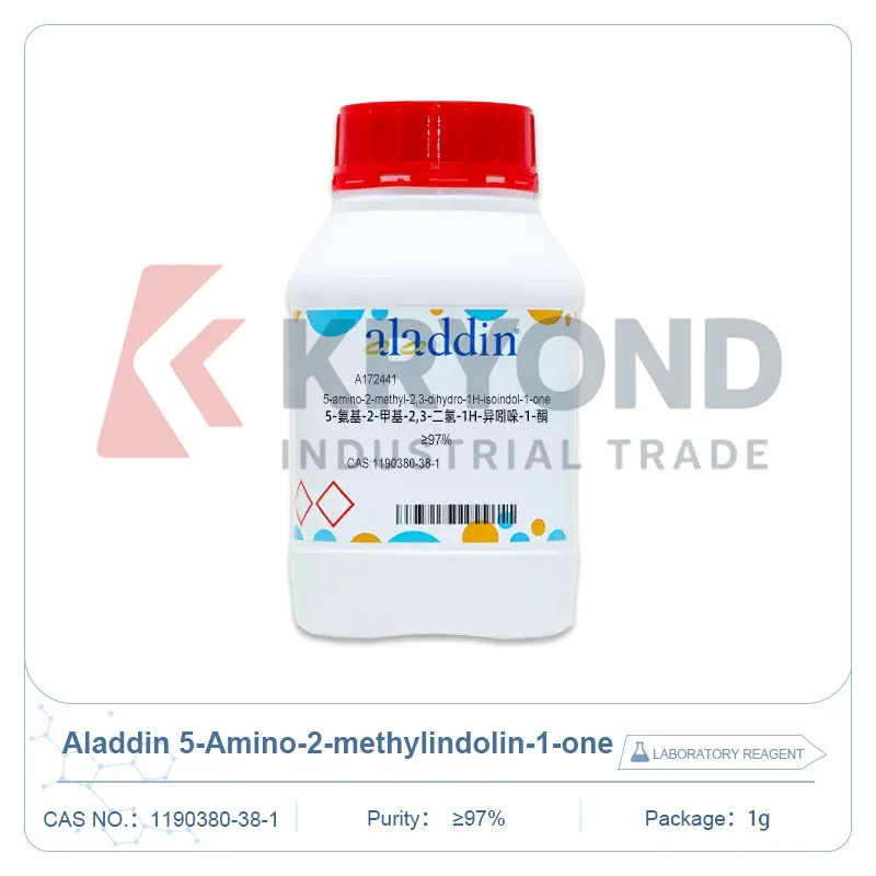 Aladdin A172441 5-Amino-2-Metil-2,3-Dihidro-1H Indol-1-Ona Reagente de Laboratório de Alta Pureza Material para Pesquisa Orgânica CAS 1190380-38-1