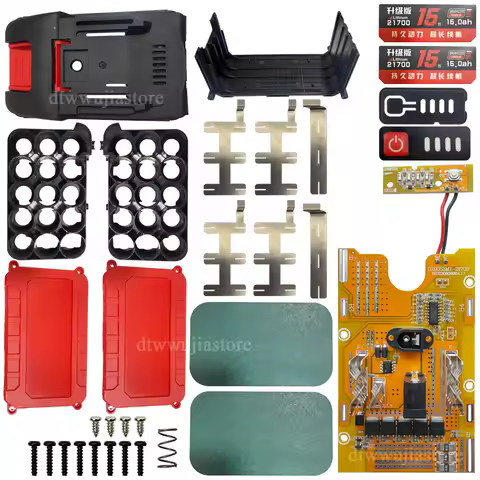 15 Cell 21700 Lithium Battery Case Protection Circuit Board PCBA BMS for Lomvum Zhipu Hongsong Jingmi No Original For Makita Box