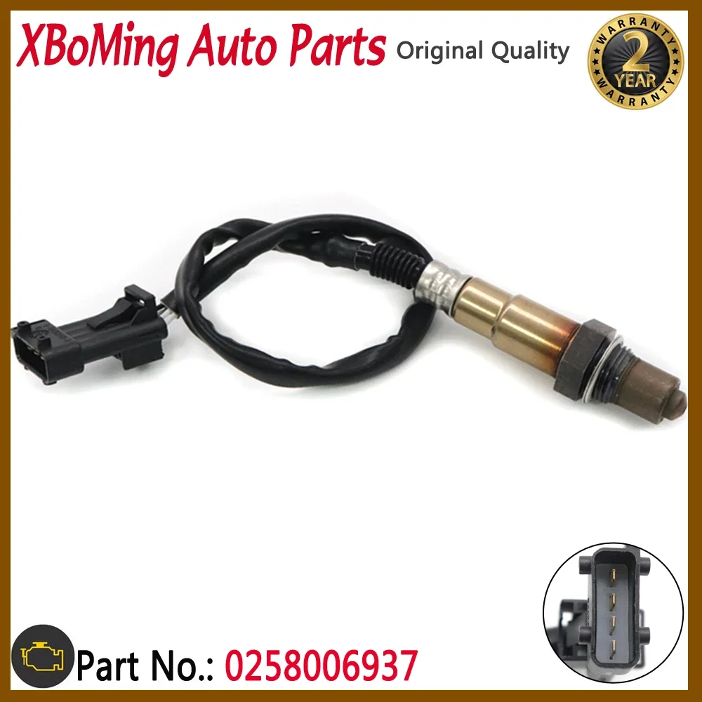 XBoMing Lambda Oxygen O2 Sensor 0258006937 For CHERY A1 A3 A5 EASTAR CROSS QIYUN TIGGO QQ6 Fulwin CHANA BENBEN BYD F3 F3R