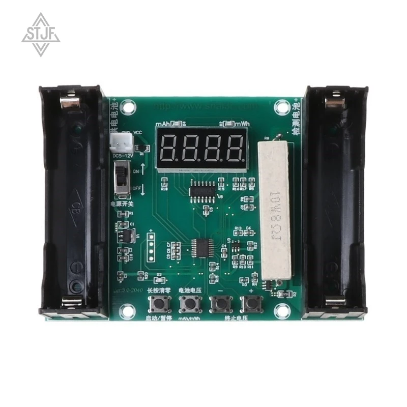 STJF XH-M240 18650 Lithium Battery Capacity Tester MaH Digital Discharge Electronic Load Battery True Capacity Tester