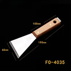 Tilt Style Thickening Steel Plate Putty Knife Knockable Shovel FO-4035 Manual Cleaning Hardware Tools Household Hand Tools