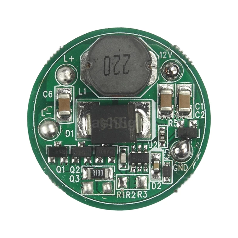 28mm 12V -24V 900mA 1-Mode Flashlight Driver Board for Luxeon M LED Flashlight Light DIY Circuit