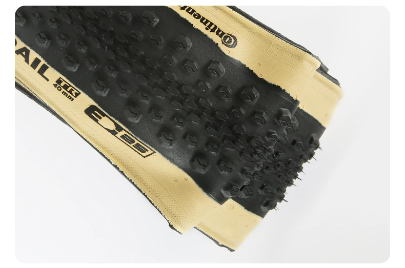 Continental Rennradreifen Terra Trail 700x40C 35C 45C 50C Tubeless Ready Schwarz/Creme/Braun 3/180 TPI Faltreifen Nobox – Detail 11