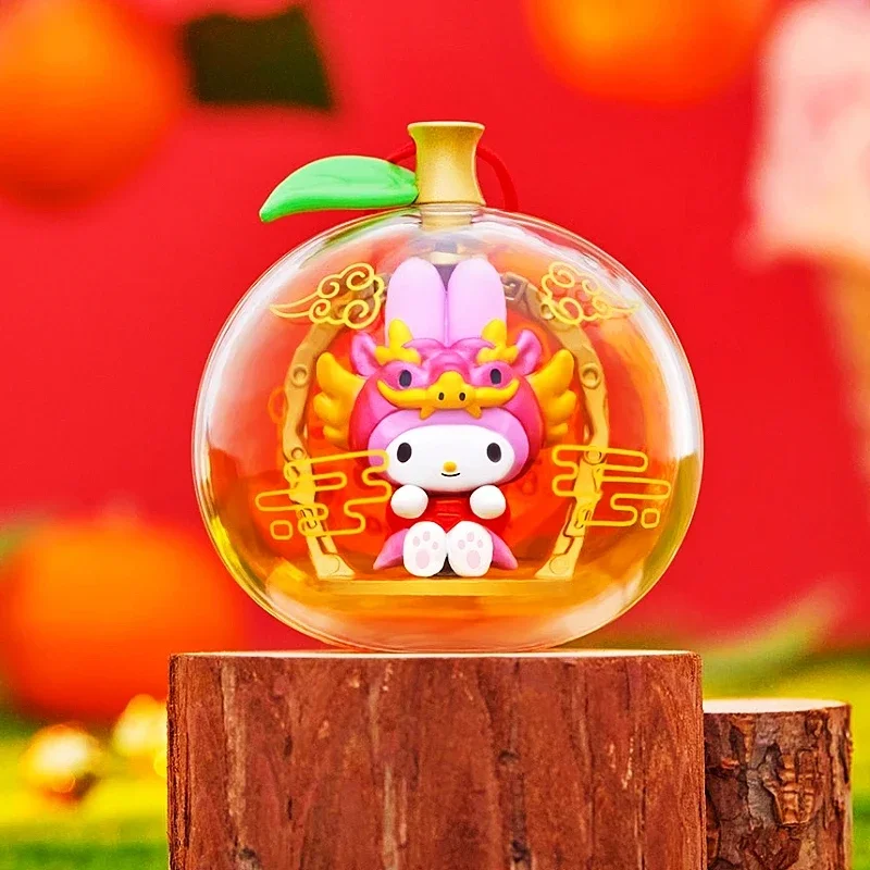 Подлинная подвеска Sanrio Lucky Orange Guardian Series, украшение для нового года, оранжевый кулон, подарок