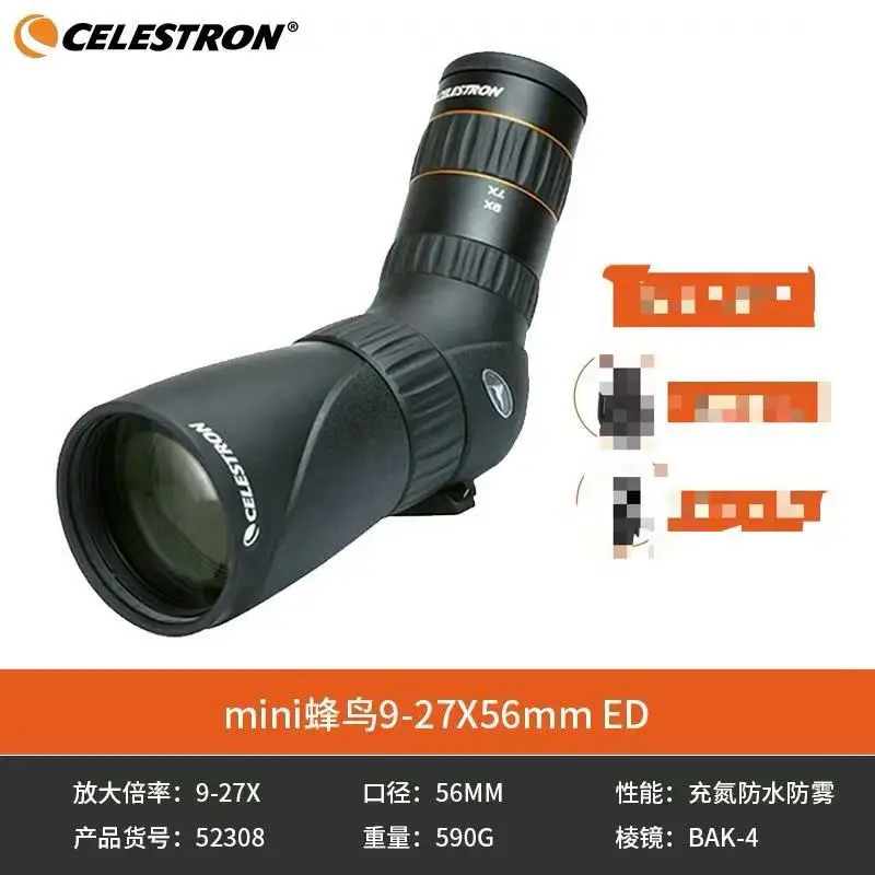 Celestron mini Hummingbird 9-27X56MM ED 7-22X50MM ED monocular birdwatching Mirror HD ED Zoom View Stargazing