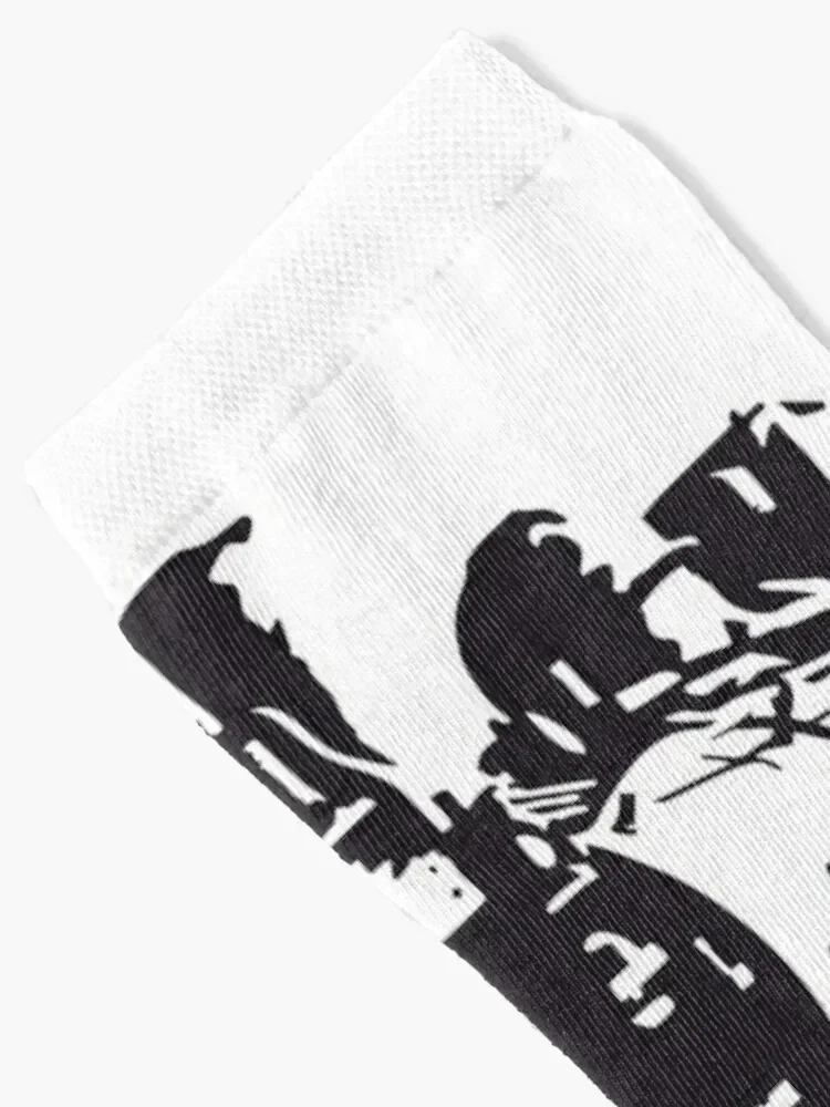 Steam Train Sketch Socks christmass gift warm winter sports and leisure compression Socks Men's Women's