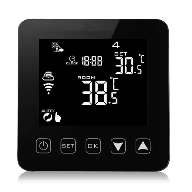 

HOT-Alexa Wifi Thermostat 220V Tuya Smart Air Conditioner Controller Wifi Temperature Controller Digital Thermostat