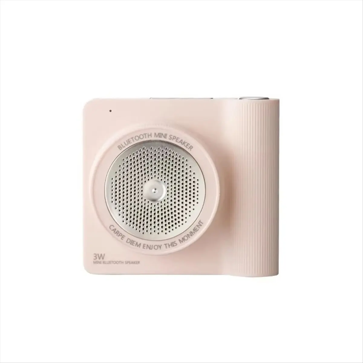 AABFK Multifunctional Wireless Bluetooth Speaker Small Cell Phone Selfie Camera BT5.4 Camera Shape for Outdoor Pink