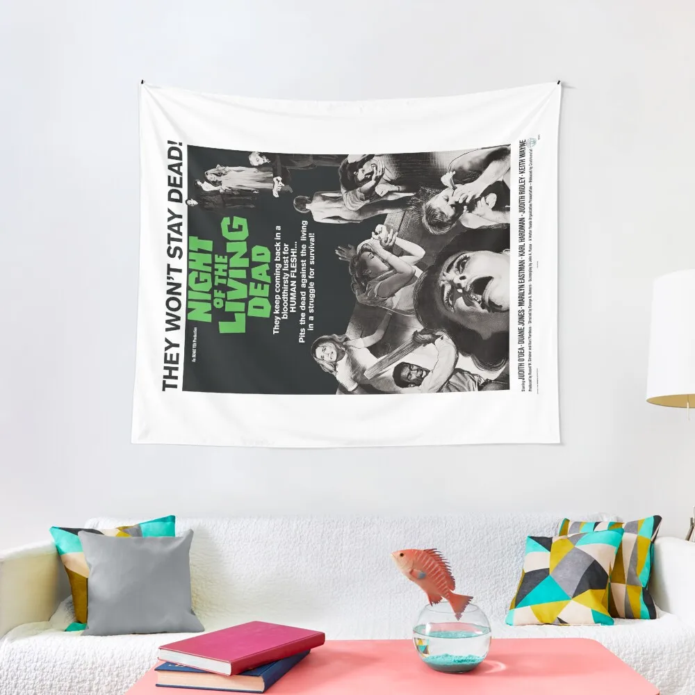 

1968 Night of the Living Dead Poster Tapestry Home Supplies Korean Room Decor Outdoor Decoration Bedrooms Decorations Tapestry