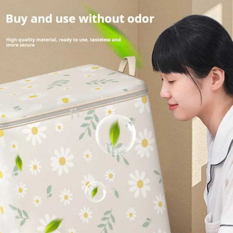 Large Capacity Foldable Storage Bag for Clothes Blanket Storage Containers for Organizing Bedroom Closet