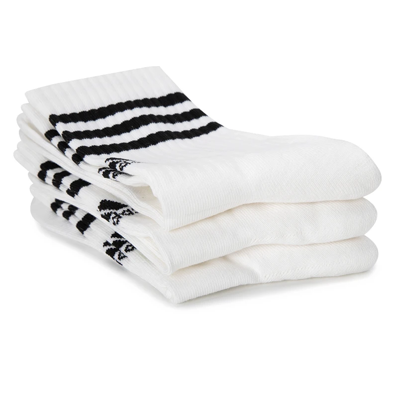 아디다스 양말 남성용 및 여성용 양말 3켤레 팩 로우컷 통기성 농구 스포츠 트레이닝 캐주얼 양말 Ht3458