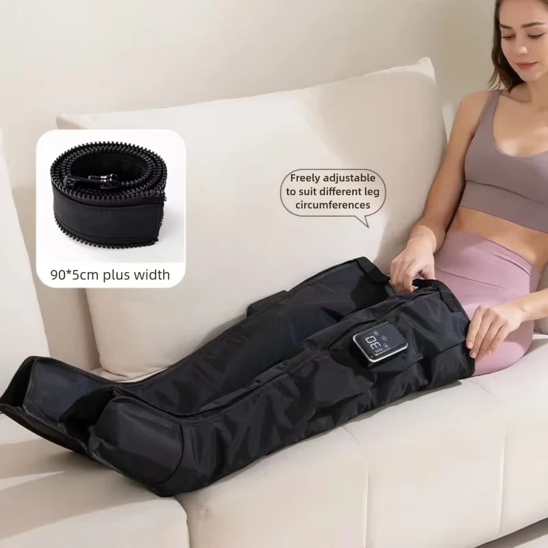 Cordless Air Compression Leg Massager for Muscle Fatigue Relief Full Leg Boots with Dynamic Pressure Enhances Circulation