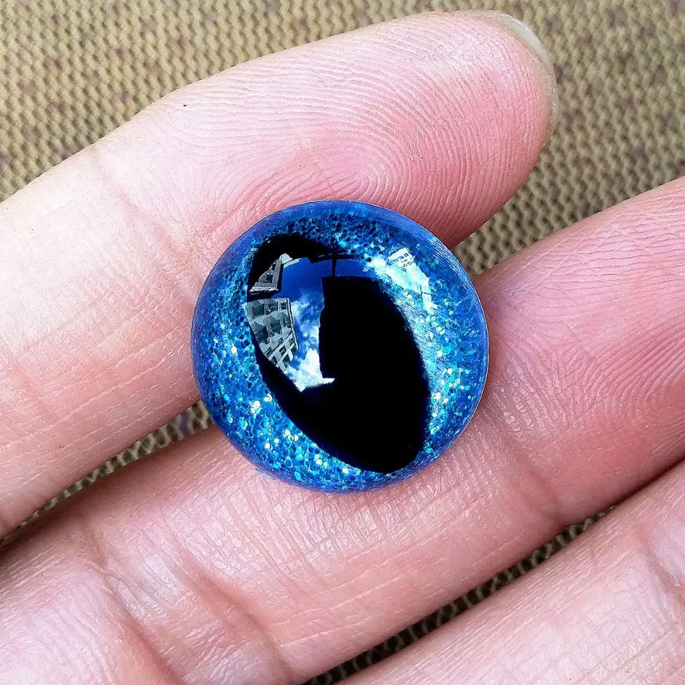 عيون الحيوانات المحشوة عيون السلامة لعيون القط الكريستالية أميجورومي 12 مللي متر عيون أميجورومي ثلاثية الأبعاد عيون السلامة أميجورومي للكروشيه