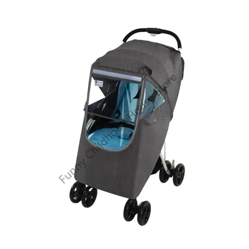 

D0LA Practical Strollers Rain Shielding Thermal Insulation Wind Rain Snow Dust Guard