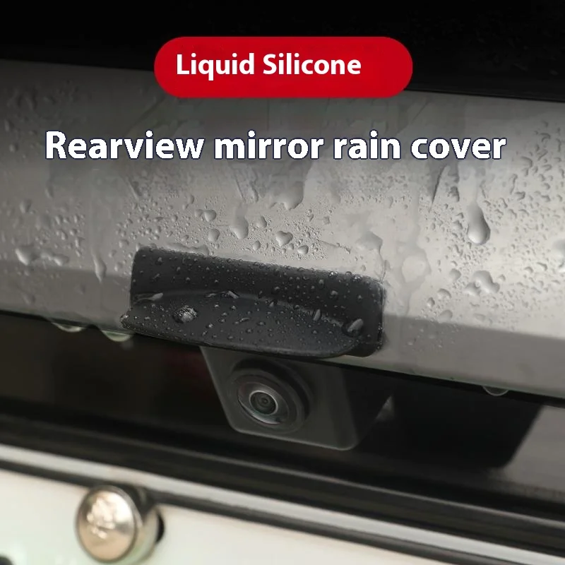 

Vehicle Rear Camera Rain Cover; Weatherproof Guard; Auto Back Cam Protection Shield for Commuting