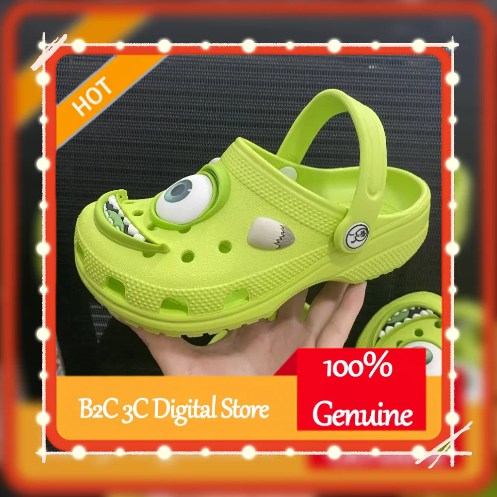 

Disney Alien Summer Anti-Slip Children's Beach Shoes Breathable Casual Monster Slippers with Big Eyes for Comfortable Outdoor