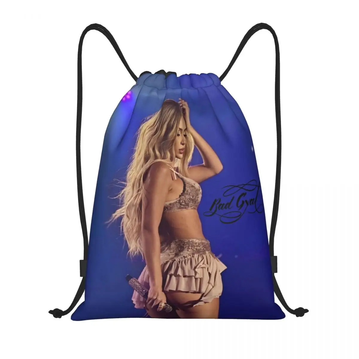 

Пользовательские Singer B-Bad G-Gyal сумки на шнурке для женщин и мужчин портативный спортивный рюкзак для спортзала тренировочные рюкзаки