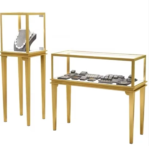 

Custom.Jewelry Display Showcase Cabinet OEM Jewelry Shop Interior Design Jewelry Packing Display