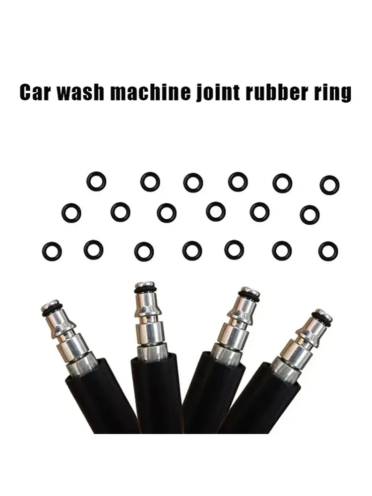10 Stück/Set Hochdruck-Wasserpistolen-Reinigungs-O-Ring, Gummiring, Schwarz, Autowaschmaschinen-Zubehör, Autopflege-Wasserpistolen-Zubehör