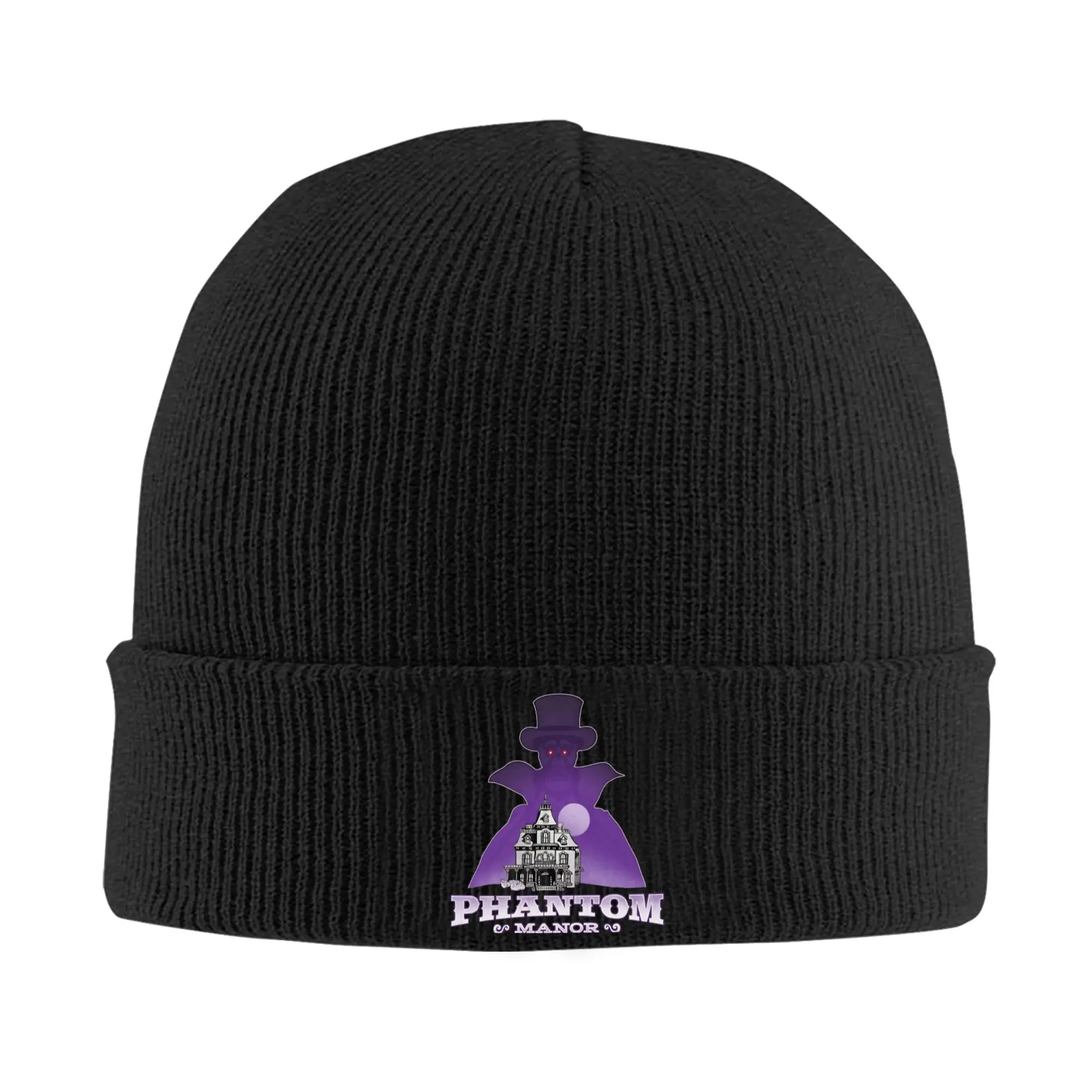 Phantom Manor Beanie Hats  Knitting Hat Adult Unisex Y2K Cool Warm Caps Autumn Kpop Design Bonnet Hats