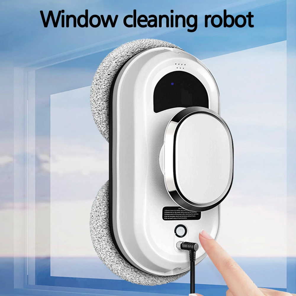 Ultra Thin Robot Vacuum Cleaner Window Cleaning Robot Window Cleaner Electric Glass Limpiacristales Remote Control for Home