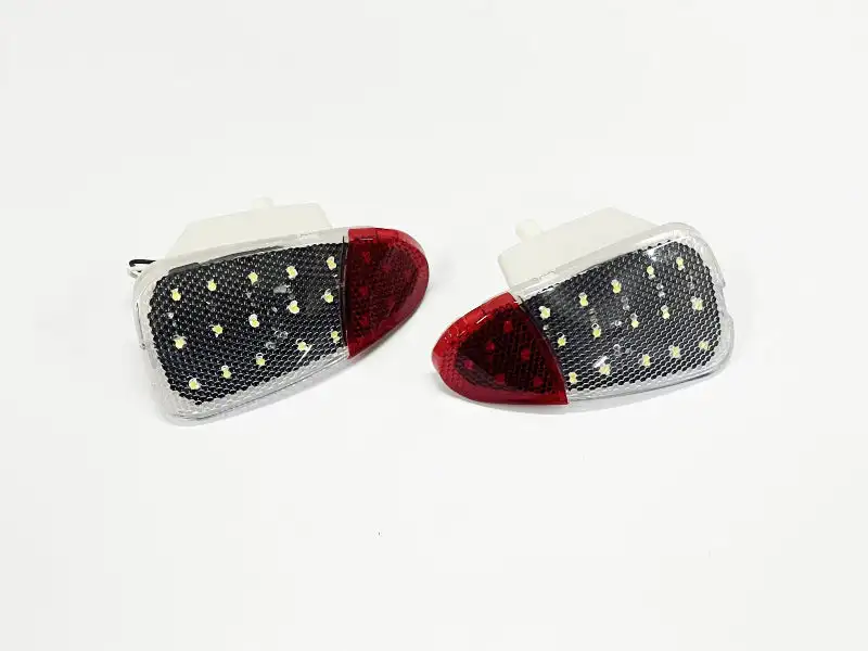 2 قطعة LED بالطاقة الداخلية لوحة الباب ضوء لافت للانتباه مجموعة لفورد F150 F250 1997-2003