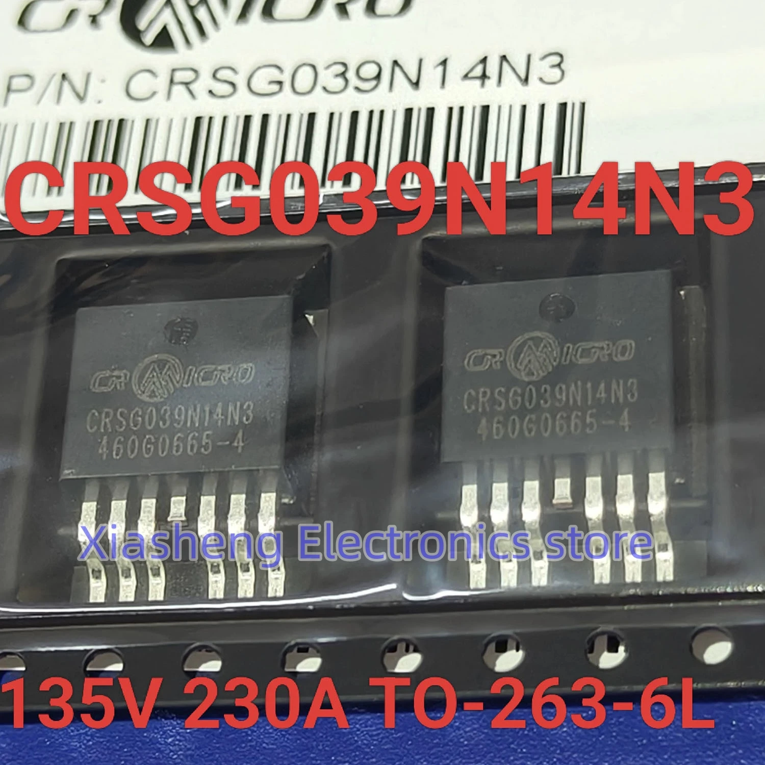

New Original 5Pcs CRSG039N14N3Z CRSG039N14N3 TO-263 135V 230A MOSFET Transistor In Stock Good Quality