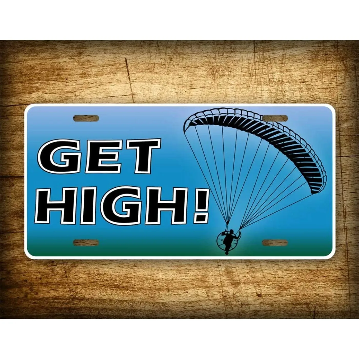 

1PC Custom Vintage Powered Paraglider Metal Sign, 6x12 Inch, Dustproof Waterproof Wall Art Decor (Only Decoration)