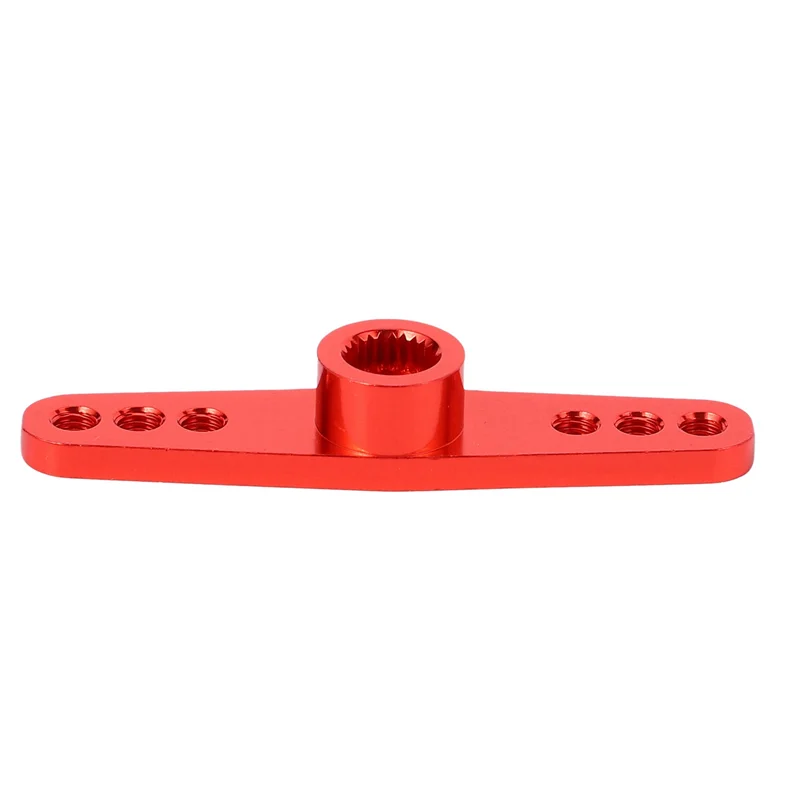 10X 25T Servo brazo de dirección cuerno piezas de metal doble brazo de dirección para Futaba