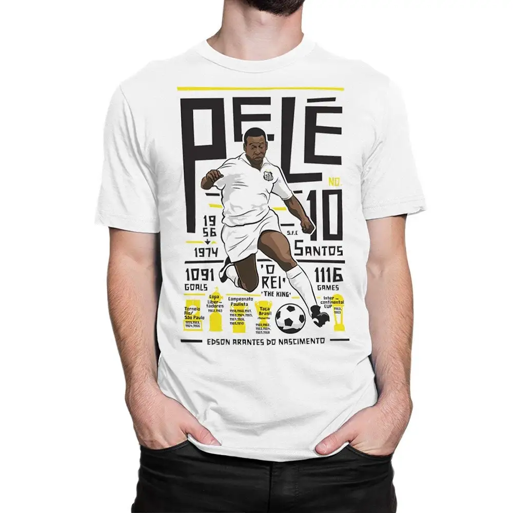 Pele Art T Shirt Edson Arantes Do Nascimento Men'S And Women'S Sizes Pel 00850