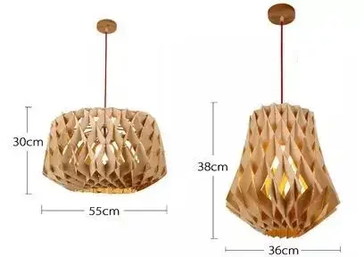 Modern minimalist dining room bedroom hall solid wood art diamond bird cage floor led chandelier